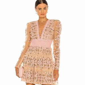 Bronx and Banco megan dress in rose